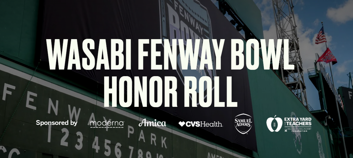 NFL Flag Fenway Bowl Wasabi Fenway Bowl 2022